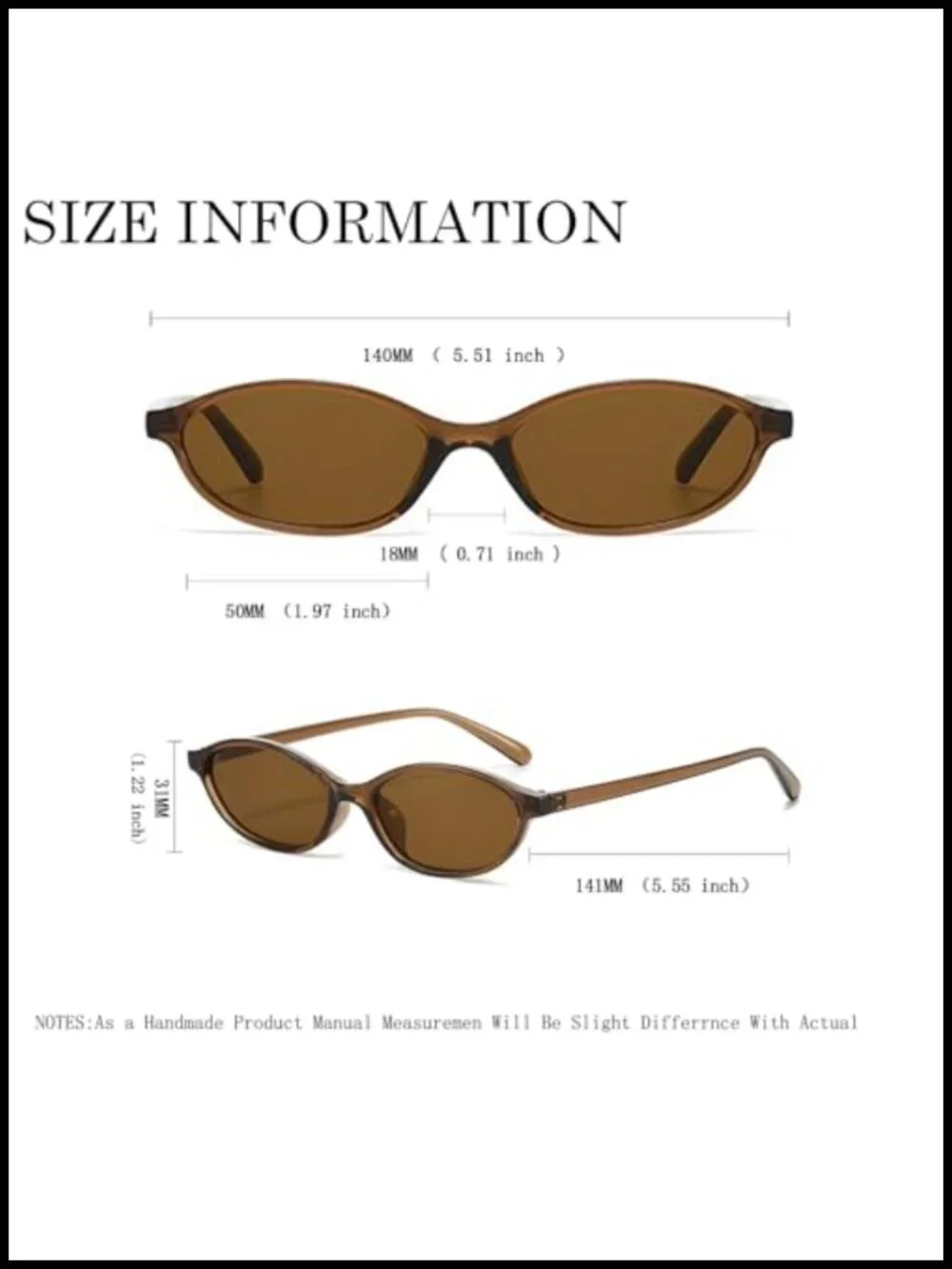 Retro Oval Sunglasses Women Y2K UV400 Cat Eye Lightweight Shades